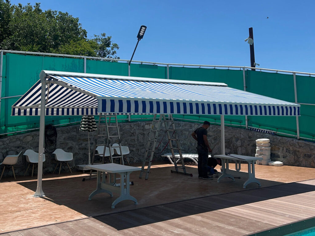 İstanbul Çift Açılır Tente