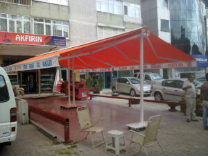 istanbul mafsallı tente