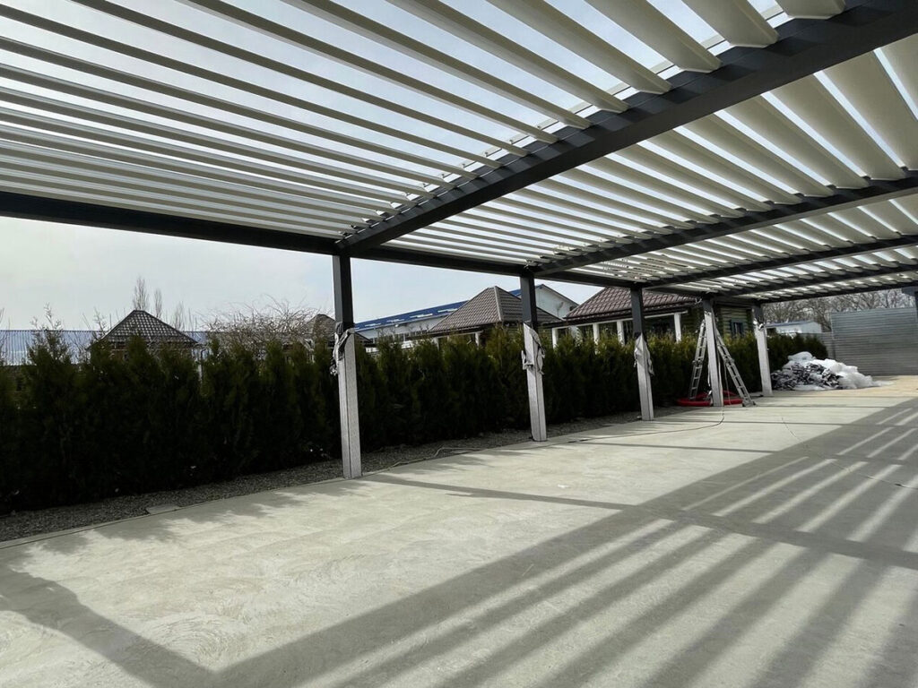 istanbul raylı pergola tente