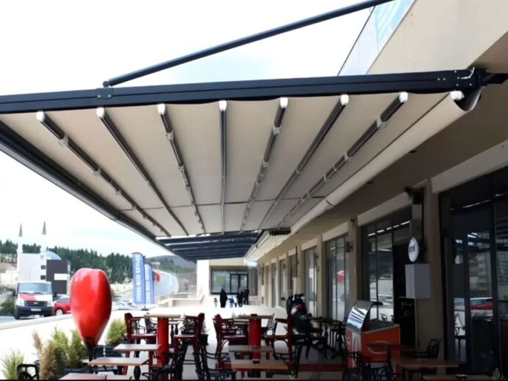 istanbul raylı pergola tente