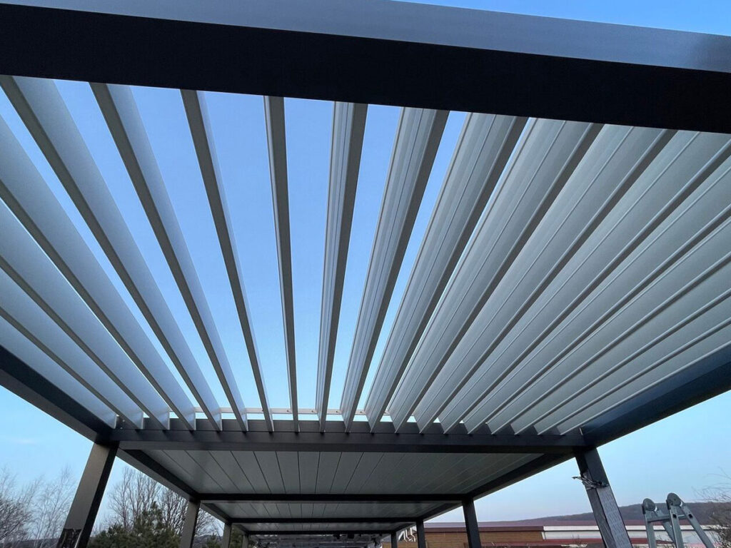 istanbul raylı pergola tente