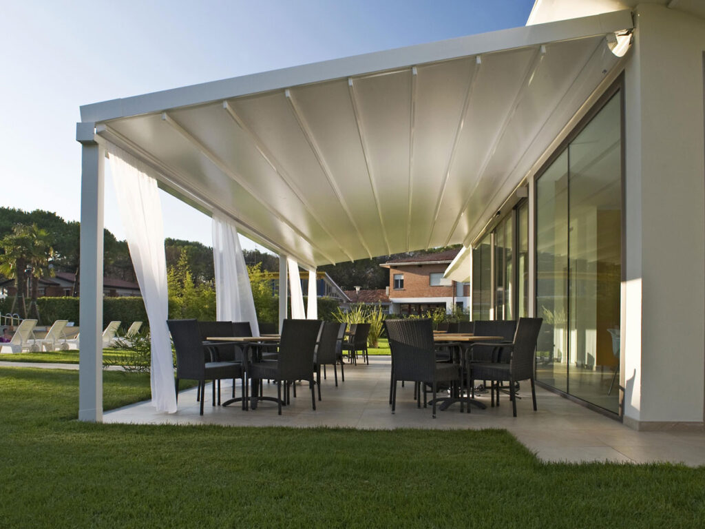 istanbul raylı pergola tente